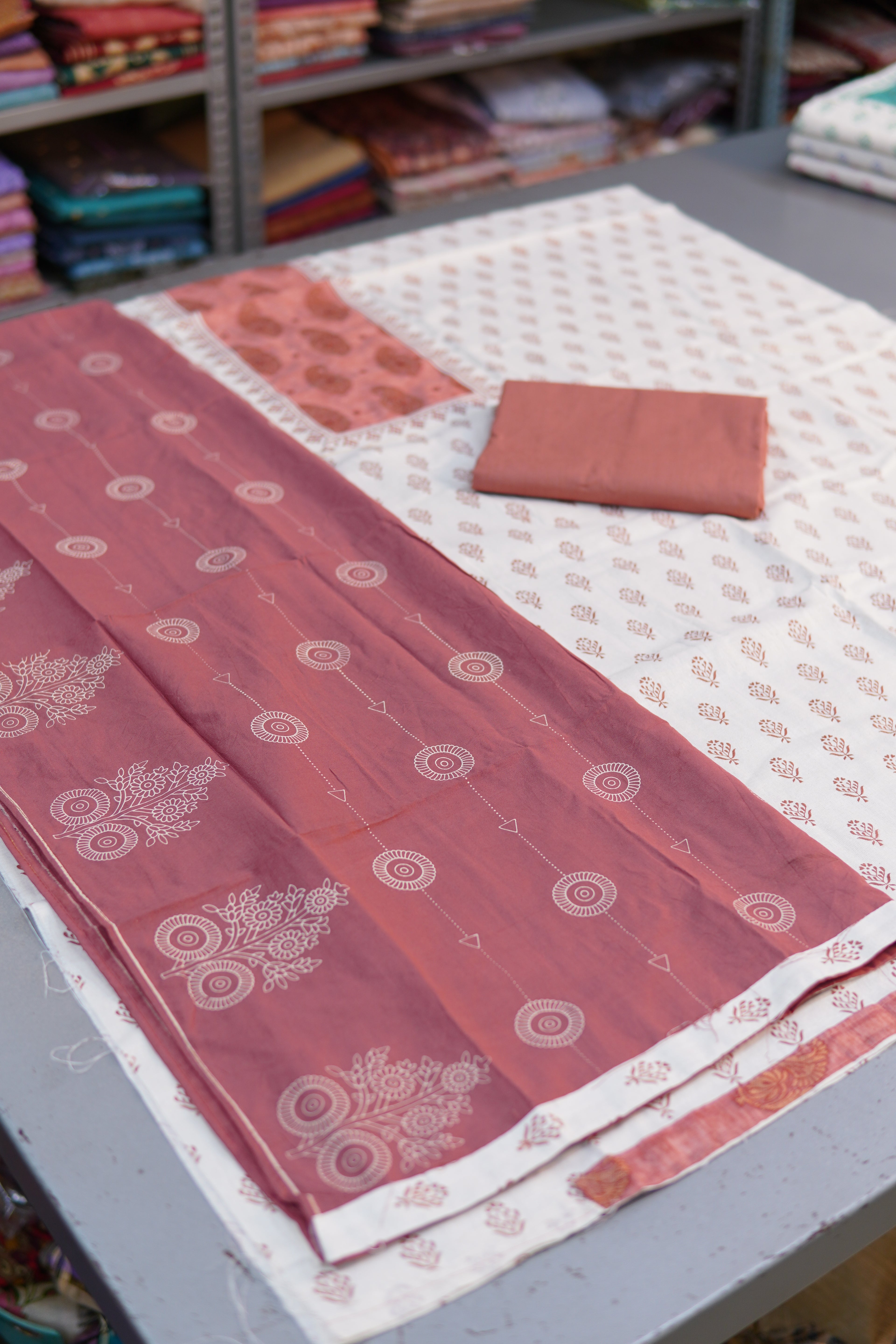 Kadhi Cotton Dress Material ❤️