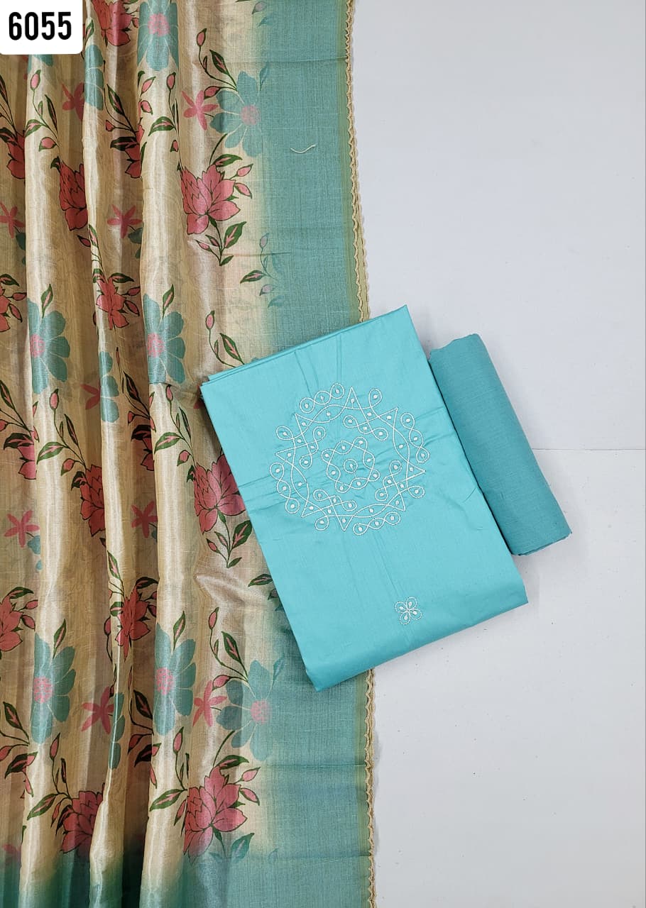 Cotton Kolam Embroidery