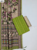 Traditonal Raw Silk with Kalamkari Dupatta