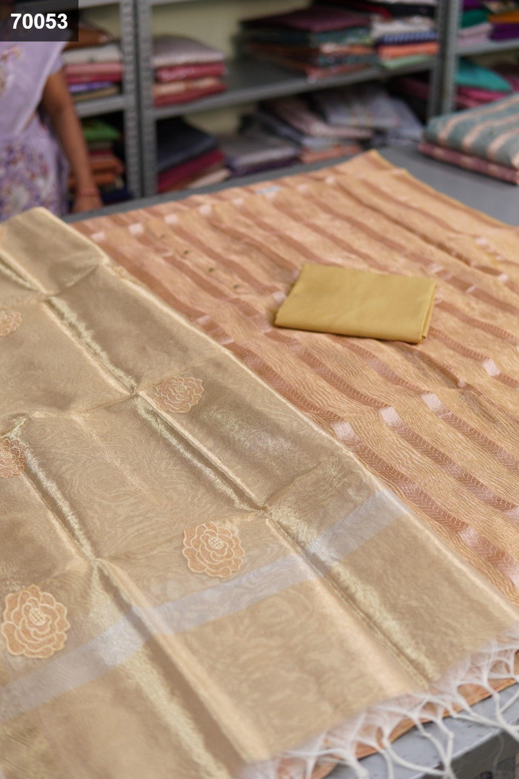 Banarasi Crush Silk Dress Materials