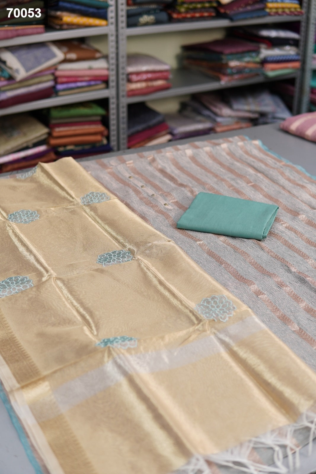 Banarasi Crush Silk Dress Materials