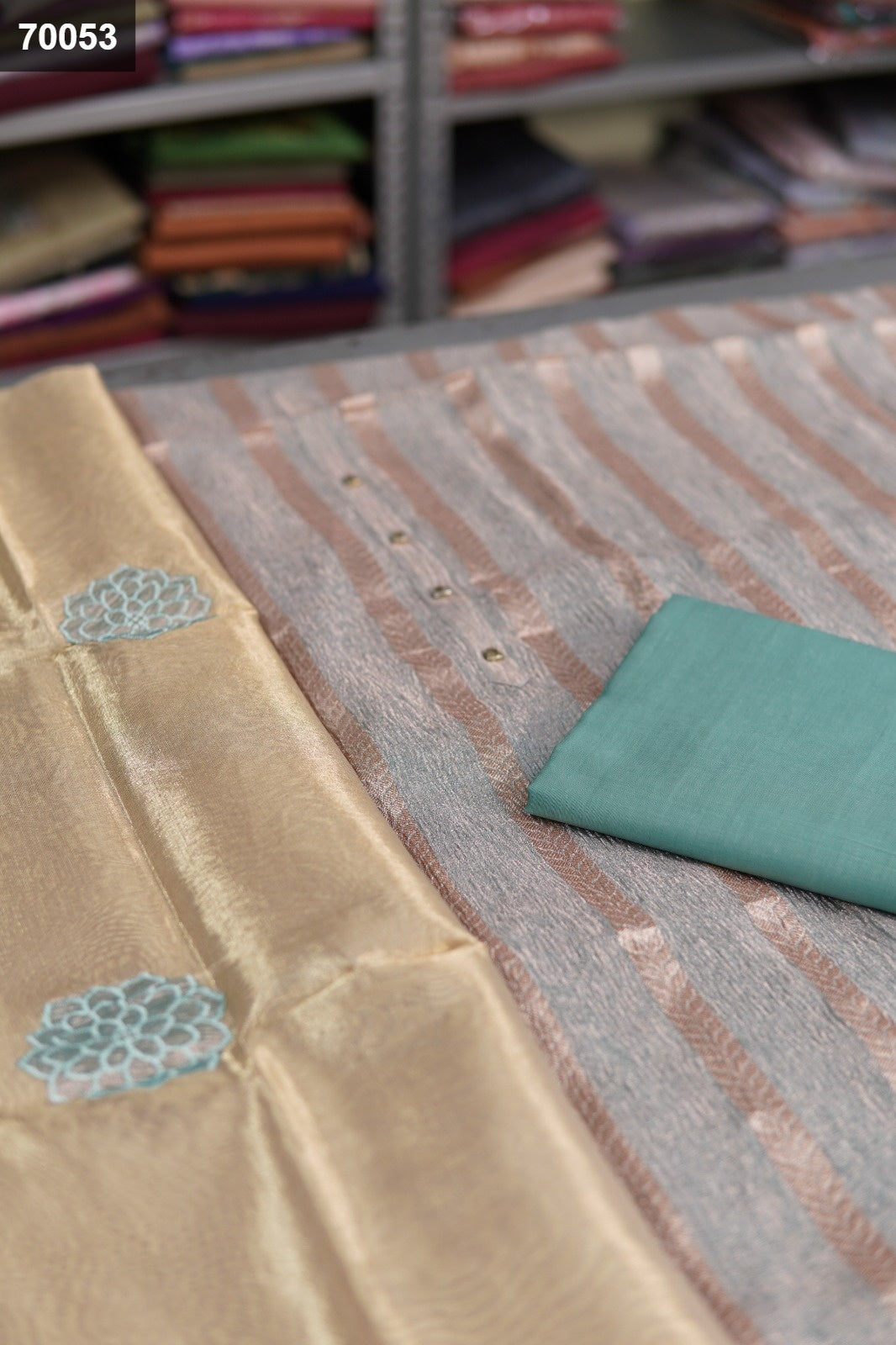 Banarasi Crush Silk Dress Materials