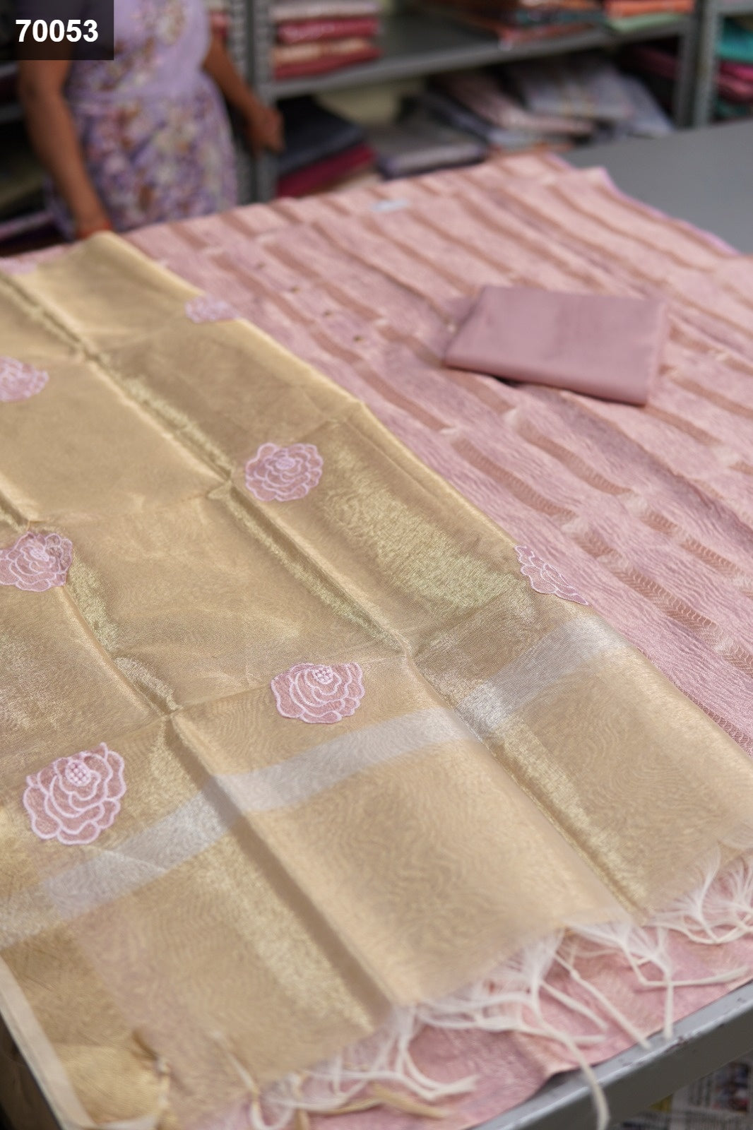 Banarasi Crush Silk Dress Materials