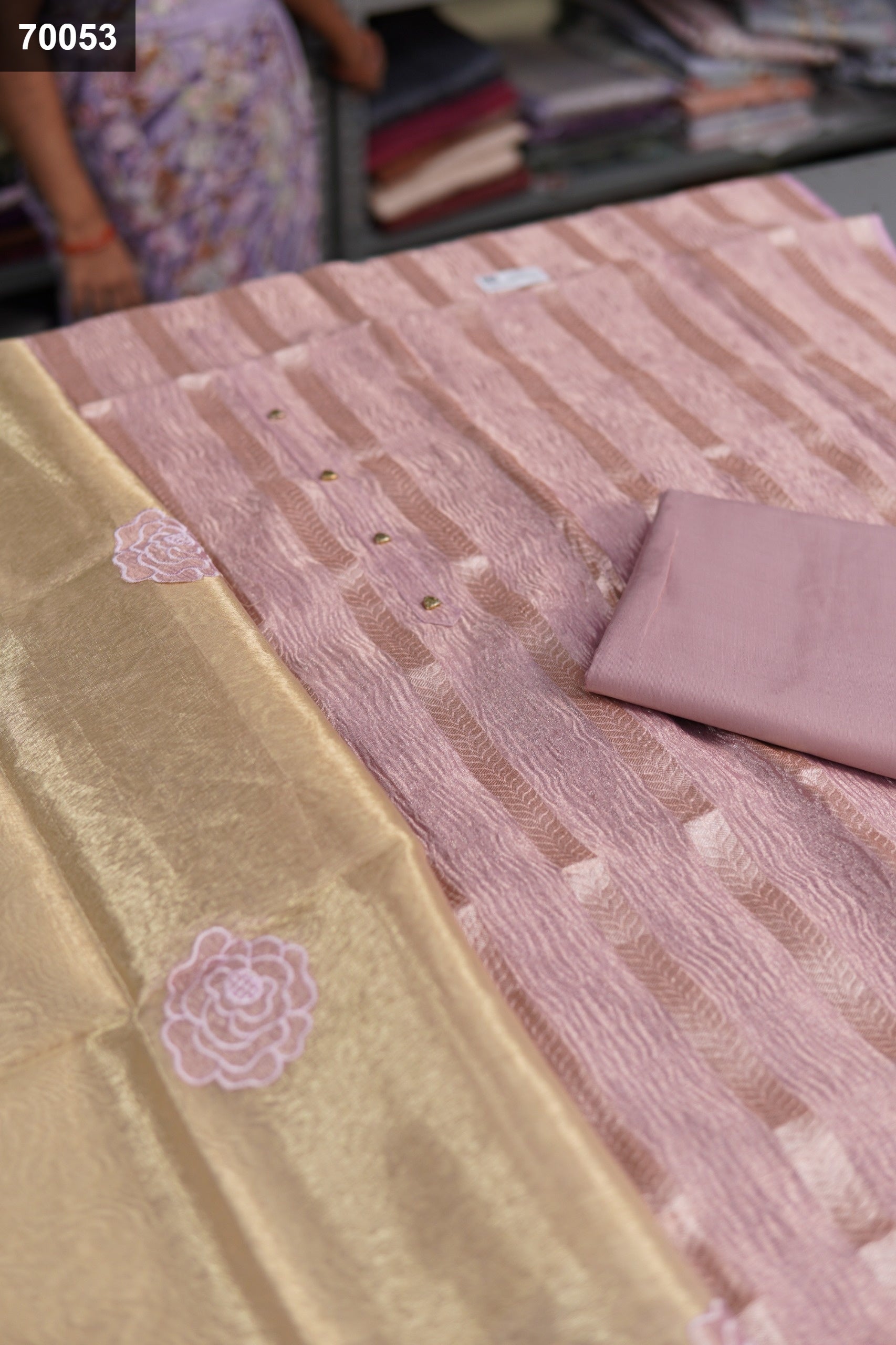 Banarasi Crush Silk Dress Materials